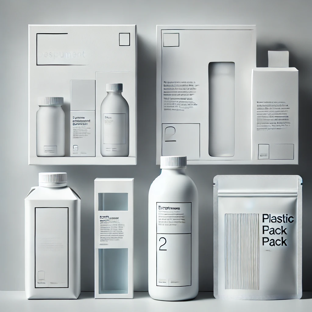 set of packaging